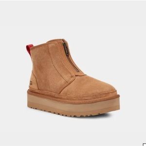 UGG - Neumel Platform Zip Suede Booties